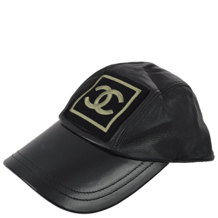 Chanel 2000s Sport Line Leather Cap #S