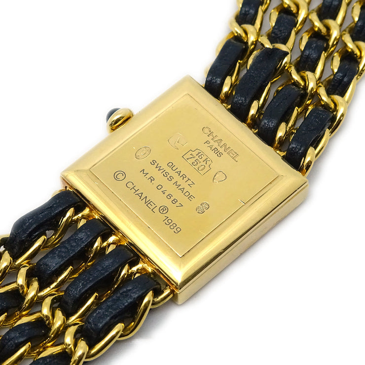 Chanel 1989 Mademoiselle Watch 18KYG #L