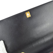 Chanel 1991-1994 Black Lambskin Maxi Straight CC Flap