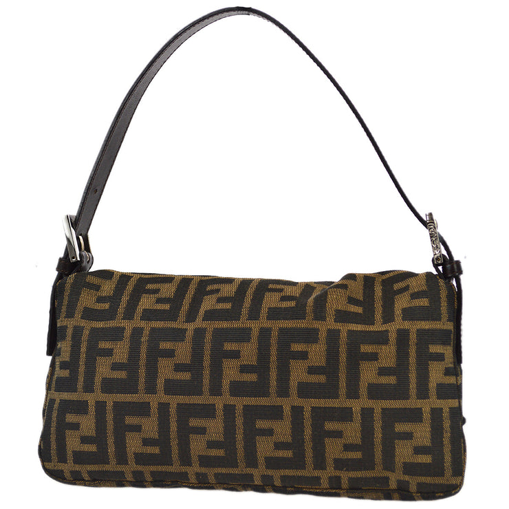 Fendi Brown Zucca Baguette Handbag