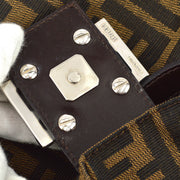 Fendi Brown Zucca Baguette Handbag