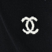 Chanel 2004 fall CC-logo cashmere polo dress #40