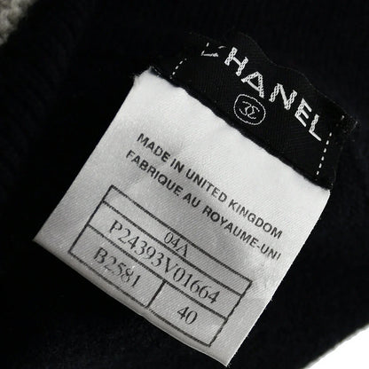 Chanel 2004 Fall CC Logo Cashmere Polo Dress #40