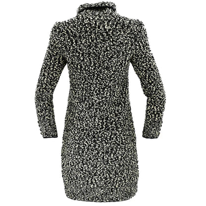 Chanel Fall 1994 roll-neck two-tone minidress #42