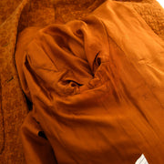 シャネル セットアップ ジャケット スカート オレンジ 95A #38