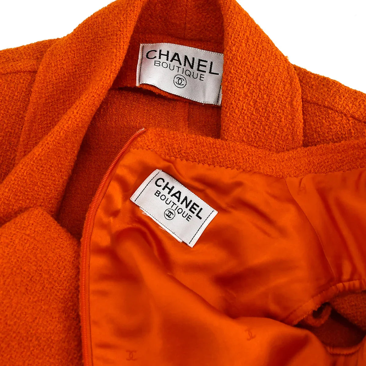 Chanel Boucle Dress Suit