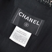 Chanel 2005 cruise crest-appliqué tweed coat #40