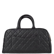 Chanel 2003-2004 Black Caviar Bowling Bag 37