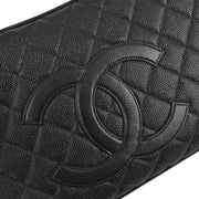 Chanel 2003-2004 Black Caviar Bowling Bag 37