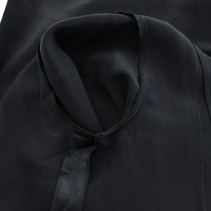 Chanel Ribbon Blouse Shirt Black 94A #36