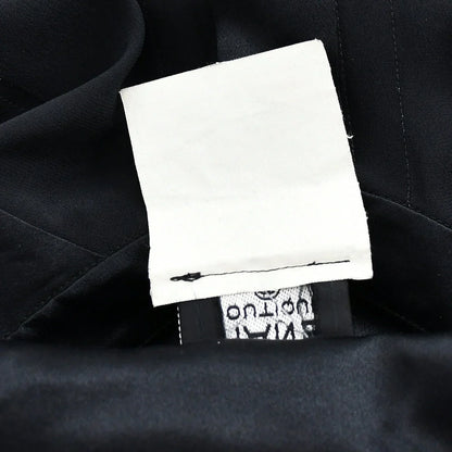 Chanel Ribbon Blouse Shirt Black 94A #36