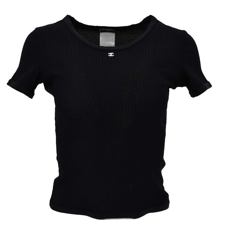 シャネル Tシャツ ブラック 98C #40