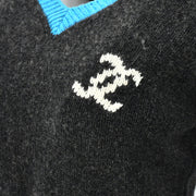Chanel 1996 CC-intarsia cashmere jumper #42
