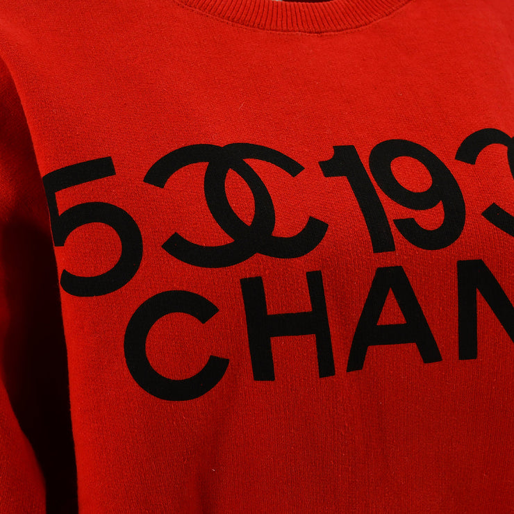 Chanel hot sale red sweatshirt