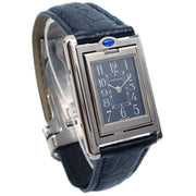 カルティエ タンクバスキュラント 腕時計 Ref.2386 SS クロコダイル