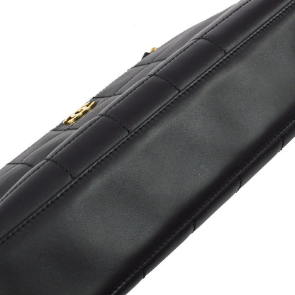 Chanel 2001-2003 Black Lambskin Choco Bar Chain Tote