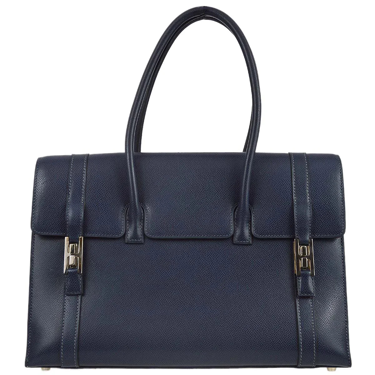 Hermes 2002 Navy Veau Grain Lisse Drag 2 32