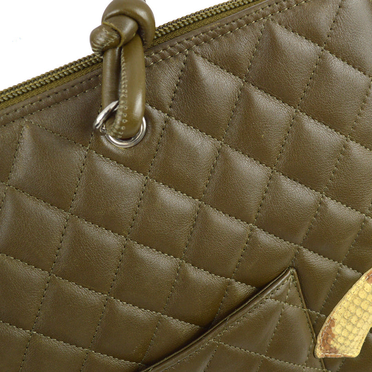 Chanel 2004-2005 Calfskin Cambon Ligne Tote Handbag