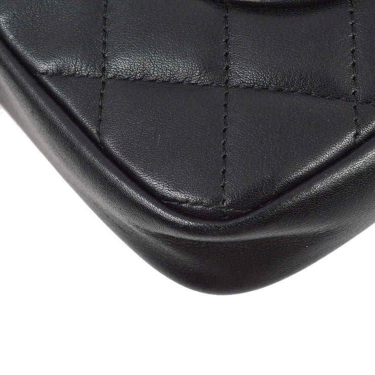 Chanel 2003-2004 Black Calfskin Cambon Ligne Handbag
