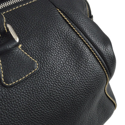 Chanel 2003-2004 Black Calfskin Boston 40
