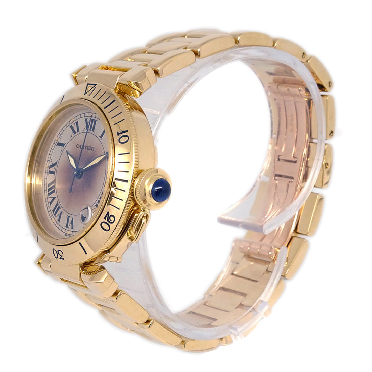 Cartier Pasha Watch 18KYG Ref.1035