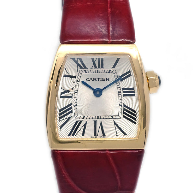 カルティエ ラドーニャ 腕時計 Ref.2903 18KYG クロコダイル