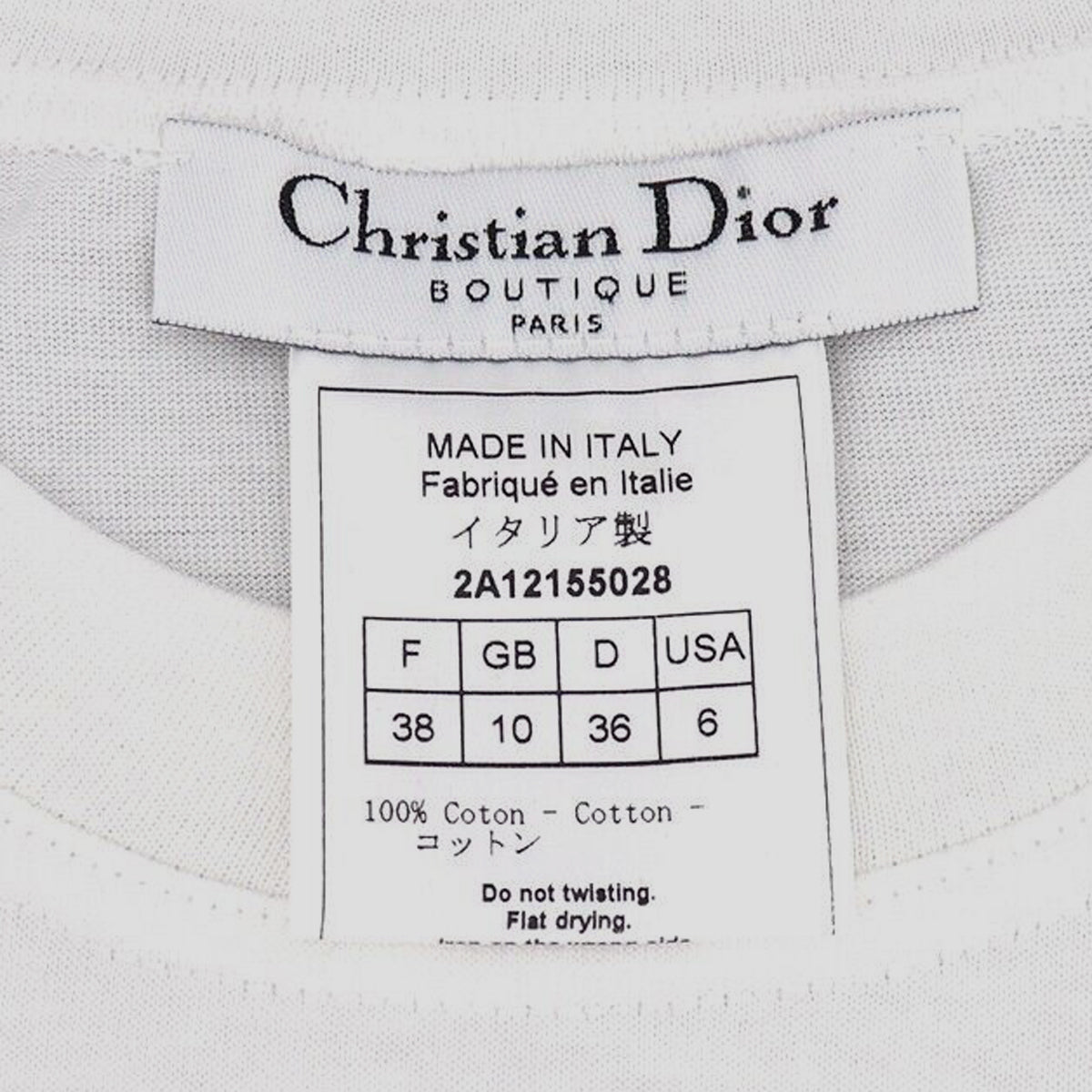 トップス Christian Dior by Galliano T-shirt Christian Dior T-shirt M size Galliano Period Trotter