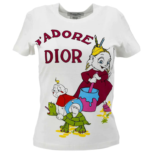 Christian Dior 2002 John Galliano graphic-print cotton T-shirt set #38