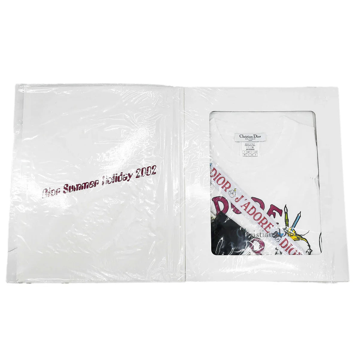Christian Dior 2002 John Galliano graphic-print cotton T-shirt set #38