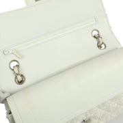 Chanel * 2004-2005 Tweed Medium Classic Double Flap Bag SHW
