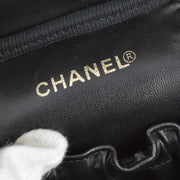 Chanel 1994-1996 Black Caviar Timeless Vanity Handbag