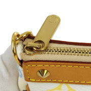 Louis Vuitton 2003 White Multicolor Pochette Accessoires Handbag M92649