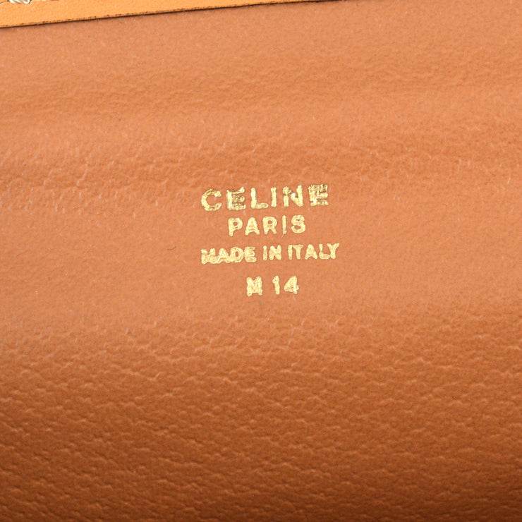 Celine Brown Macadam 2way Shoulder Briefcase Handbag