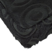 Chanel 2000-2001 Black Pony Hair COCO East West Shoulder Bag