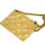 Chanel Bag Brooch Pin Gold