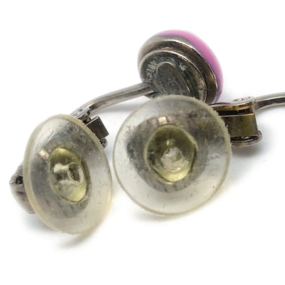 Chanel Button Earrings Pink 03C
