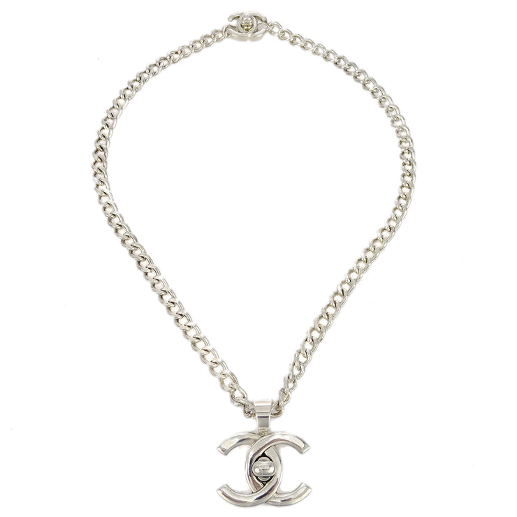CHANEL CC Logos Turnlock Charm Gold Chain Pendant Necklace 97P Vintage  22529 | eBay