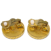 Chanel 1996 Rope Edge Earrings Clip-On