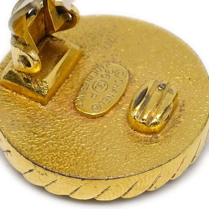 Chanel 1996 Rope Edge Earrings Clip-On