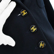 Chanel Fall 1993 CC-button cashmere coat #38