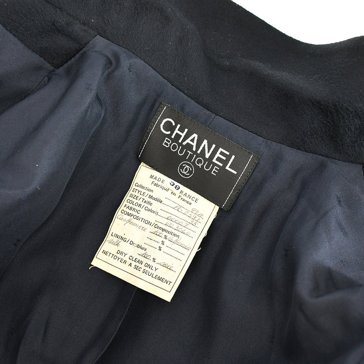 Chanel Fall 1993 CC-button cashmere coat #38
