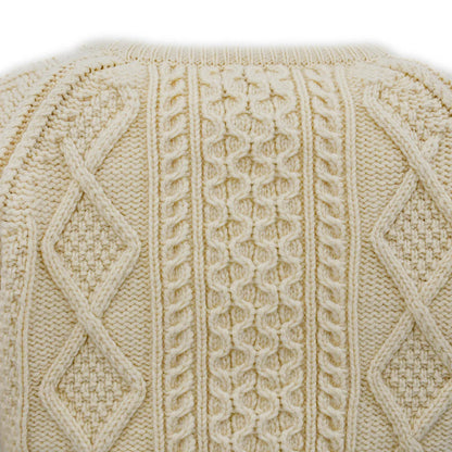 Chanel 1996 Fall Wool Fisherman Knit Jumper #44