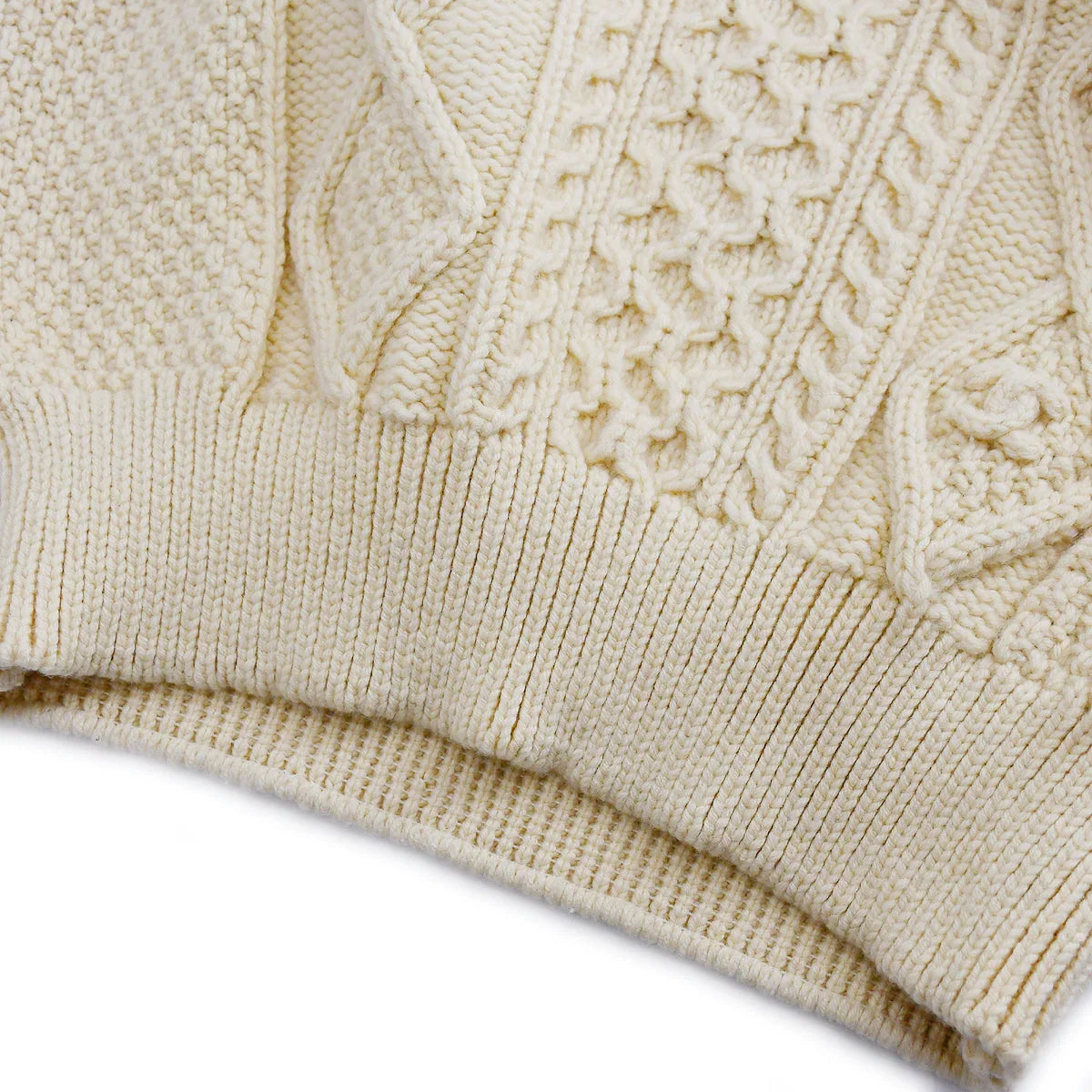 Chanel 1996 Fall Wool Fisherman Knit Jumper #44