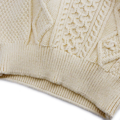 Chanel 1996 Fall Wool Fisherman Knit Jumper #44
