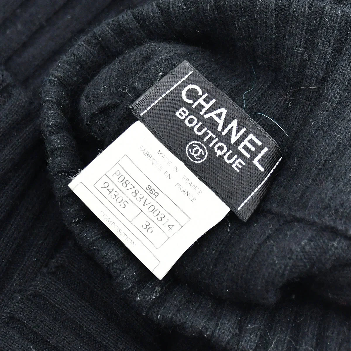 Chanel 1996 Fall Side Patch Cashmere Jumper #36