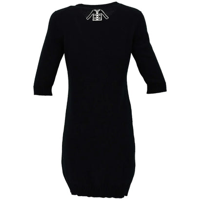 Chanel 2008 fall CC-button cashmere dress #38