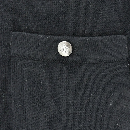 Chanel 2008 fall CC-button cashmere dress #38