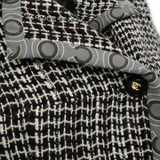 Chanel 2001 fall Coco-print tweed coat #36