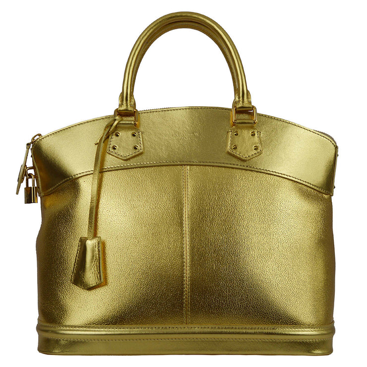 Louis Vuitton 2007 Gold Suhali Lockit MM M95602