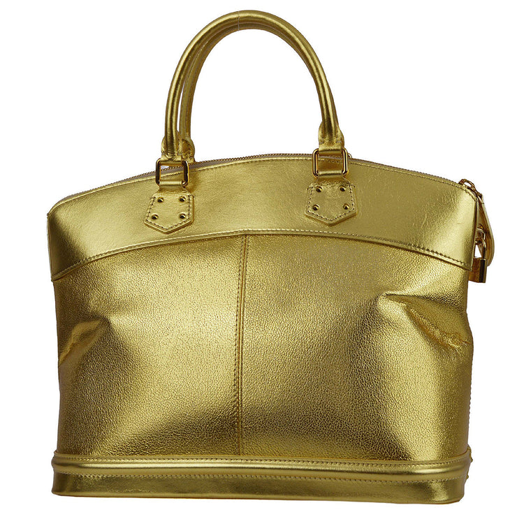 Louis Vuitton 2007 Gold Suhali Lockit MM M95602